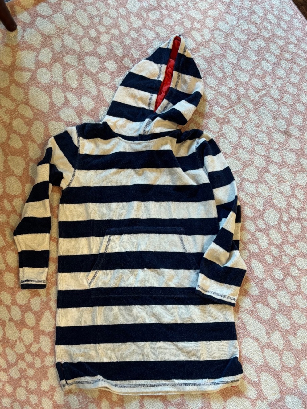 Mini Boden Toweling Hoodie - Size 11/12